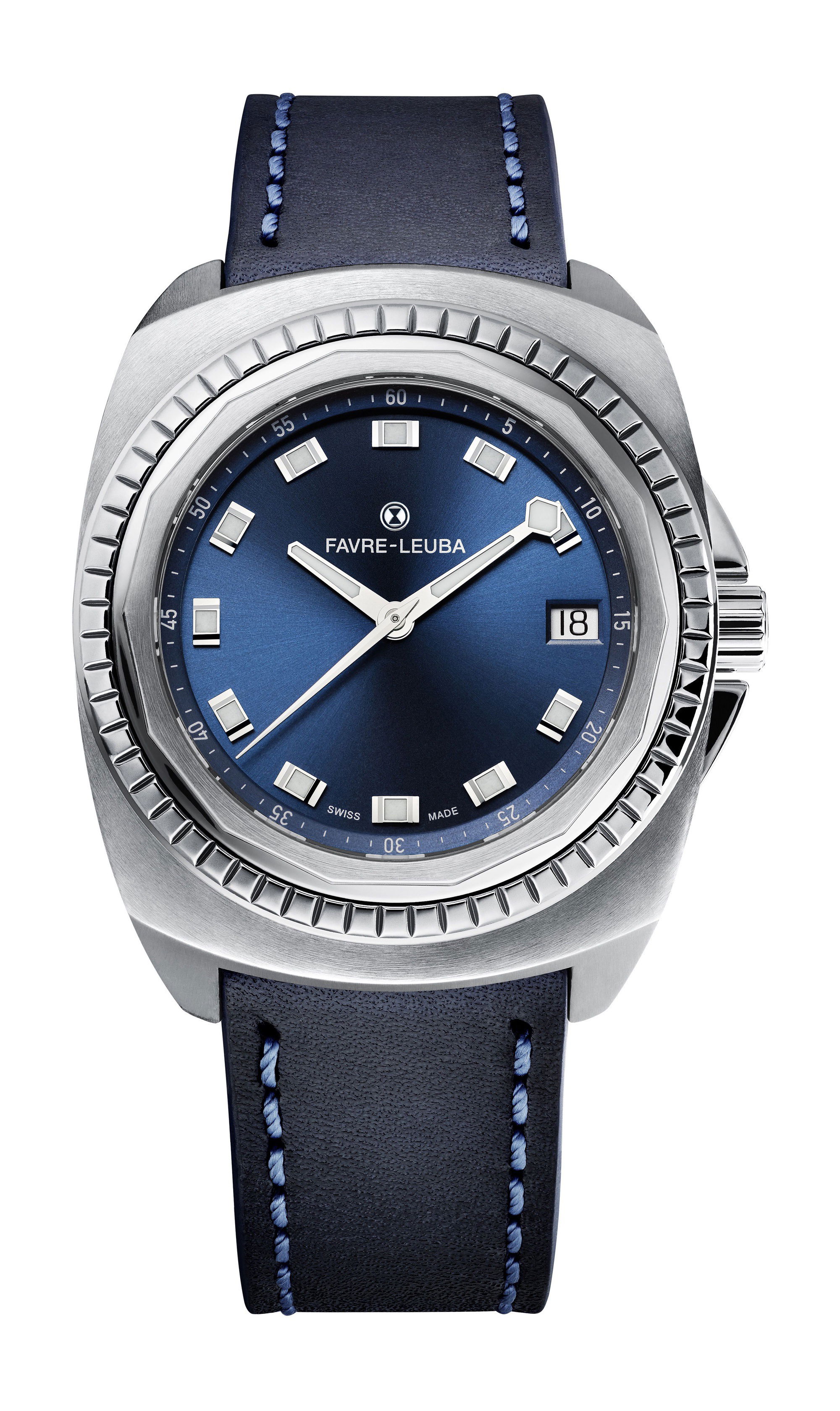 Favre Leuba Raider Sea Bird luxury timepiece - detailed view