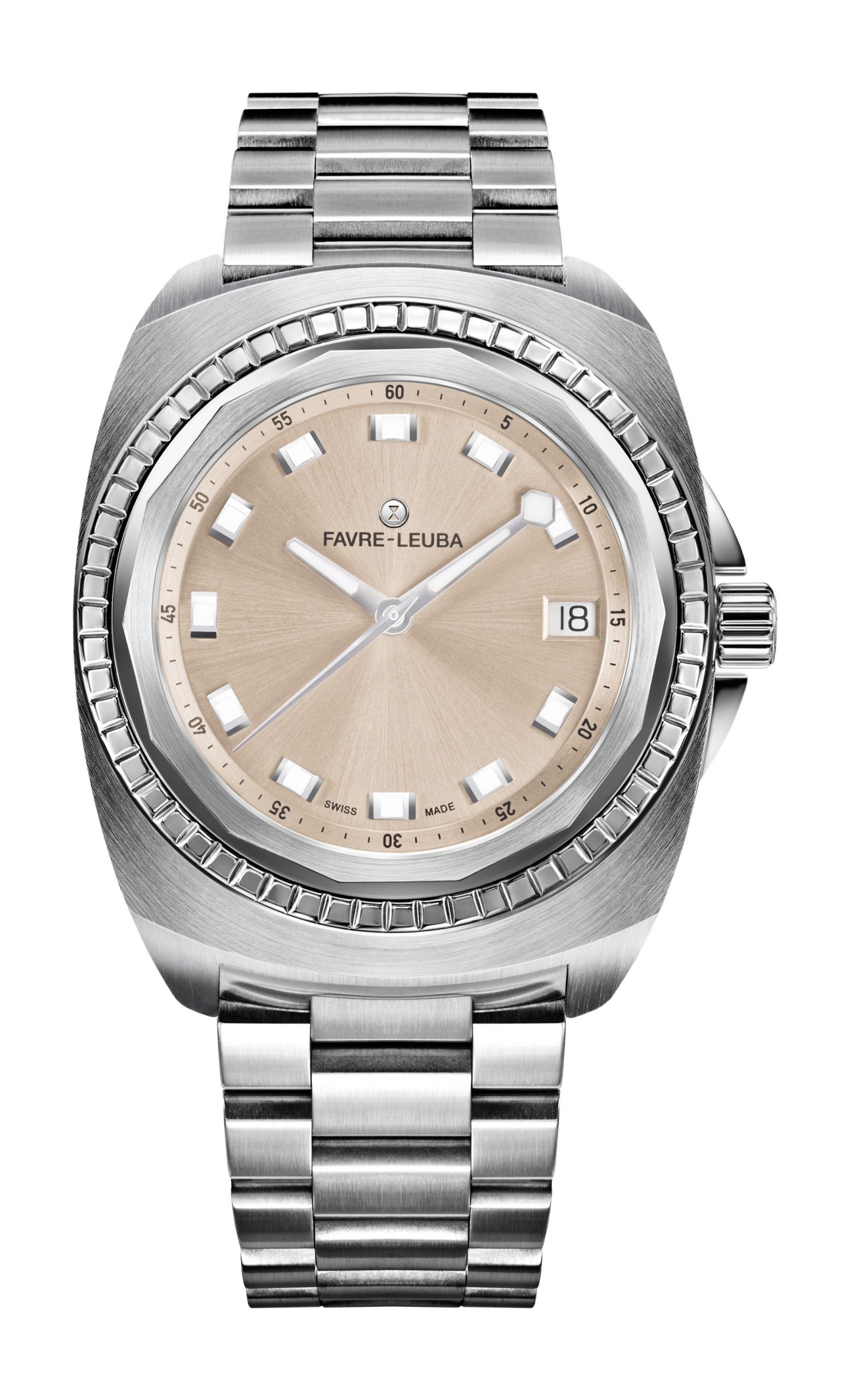 Favre Leuba Raider Sea Bird luxury timepiece - detailed view