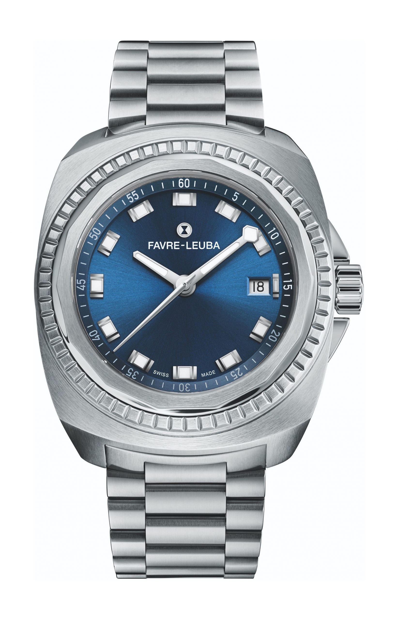 Favre Leuba Raider Sea King luxury timepiece - detailed view