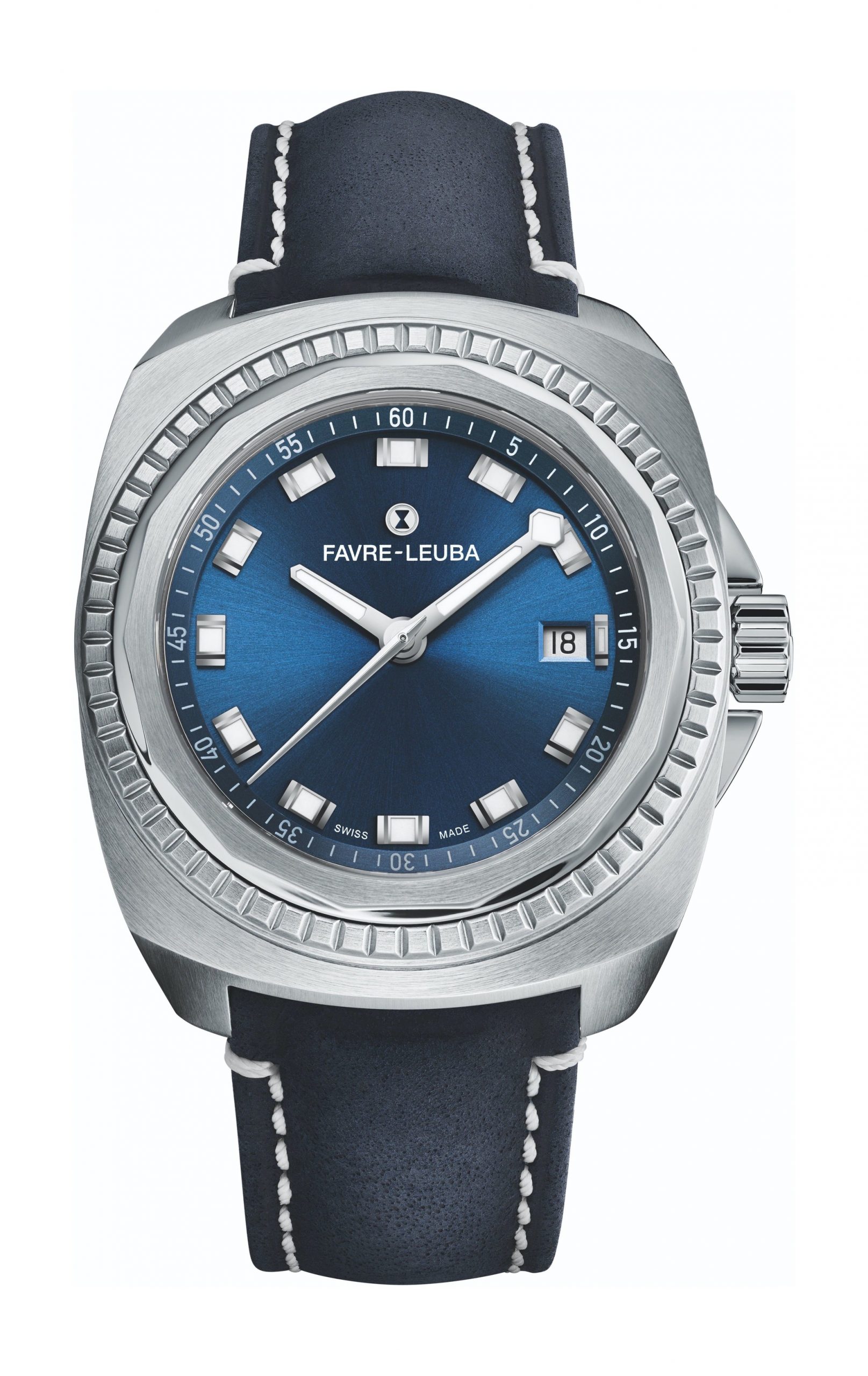 Favre Leuba Raider Sea King luxury timepiece - detailed view