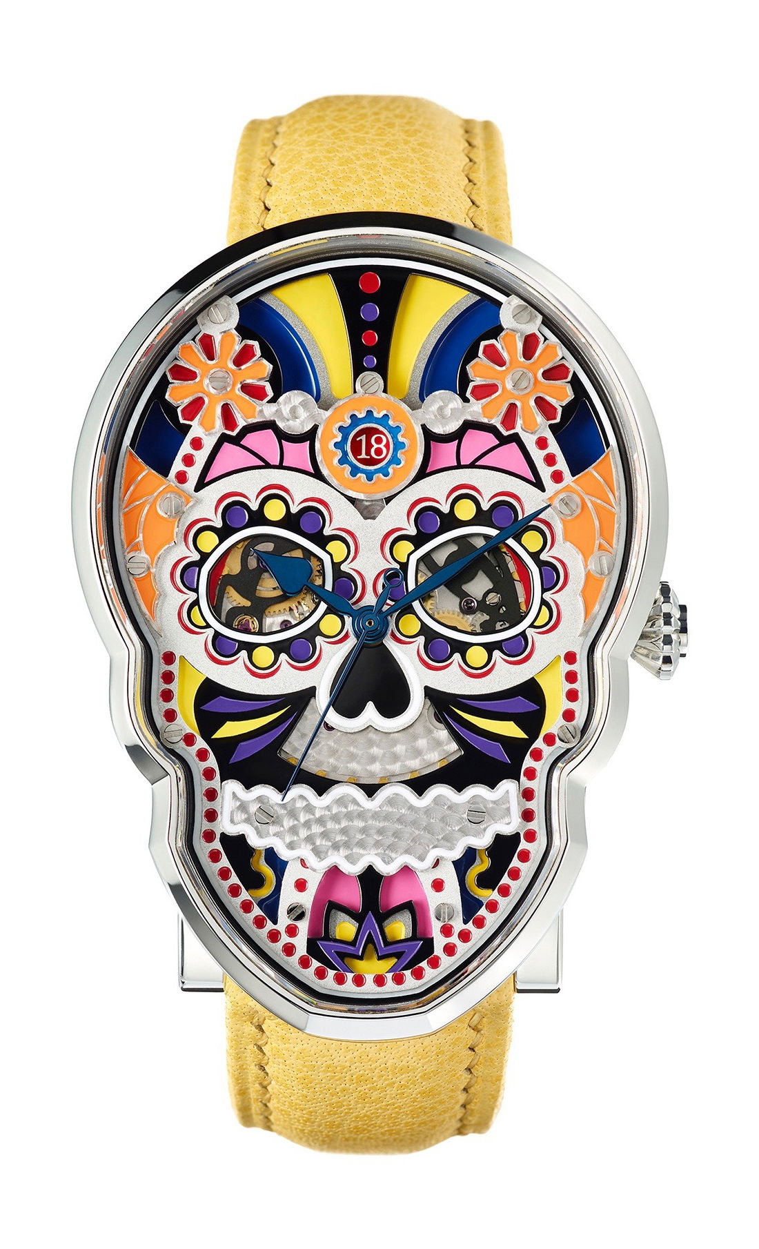 Fiona Kruger Celebartion Skull watch
