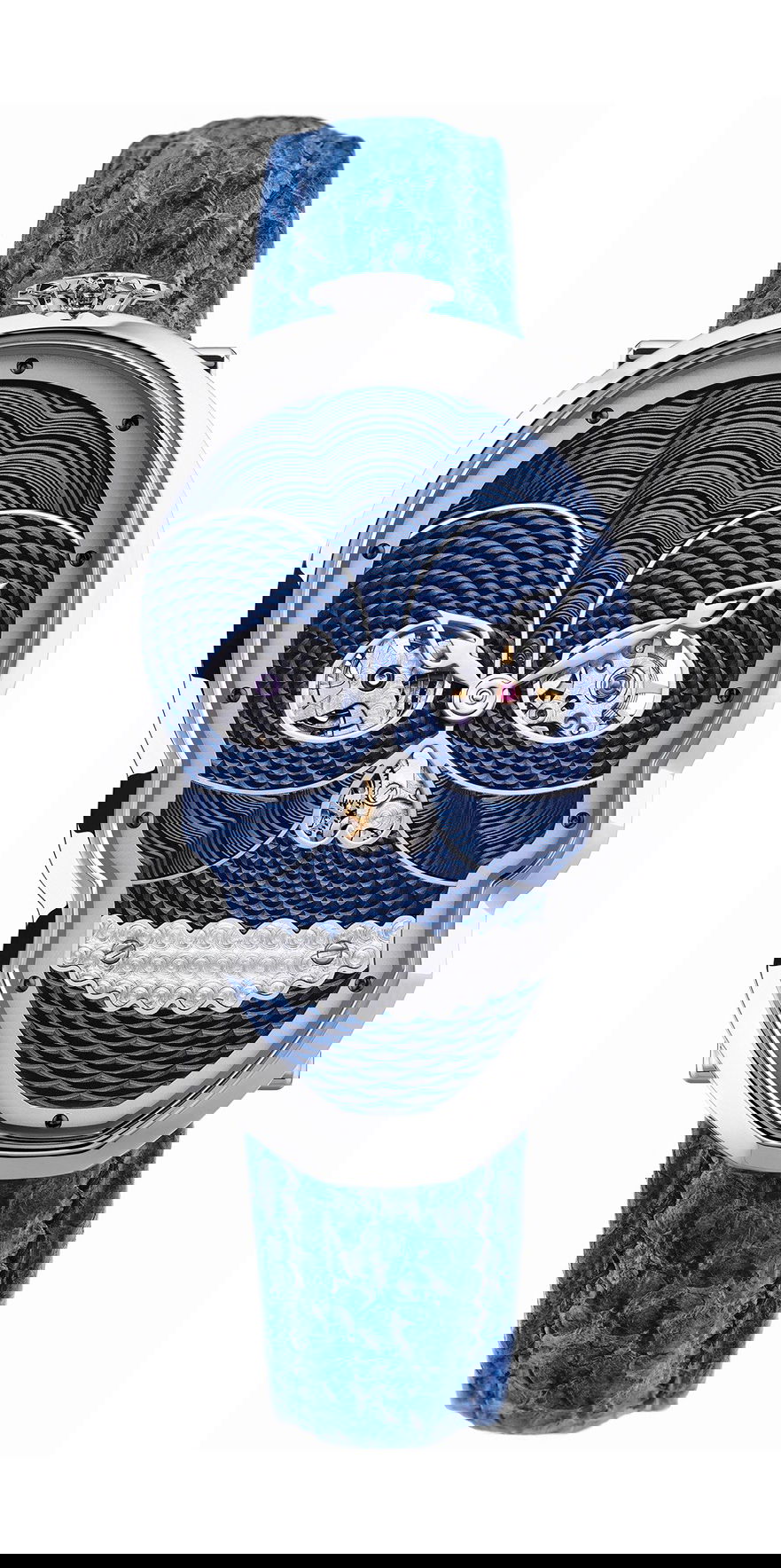 Fiona Kruger Petit Skull (Blue) watch