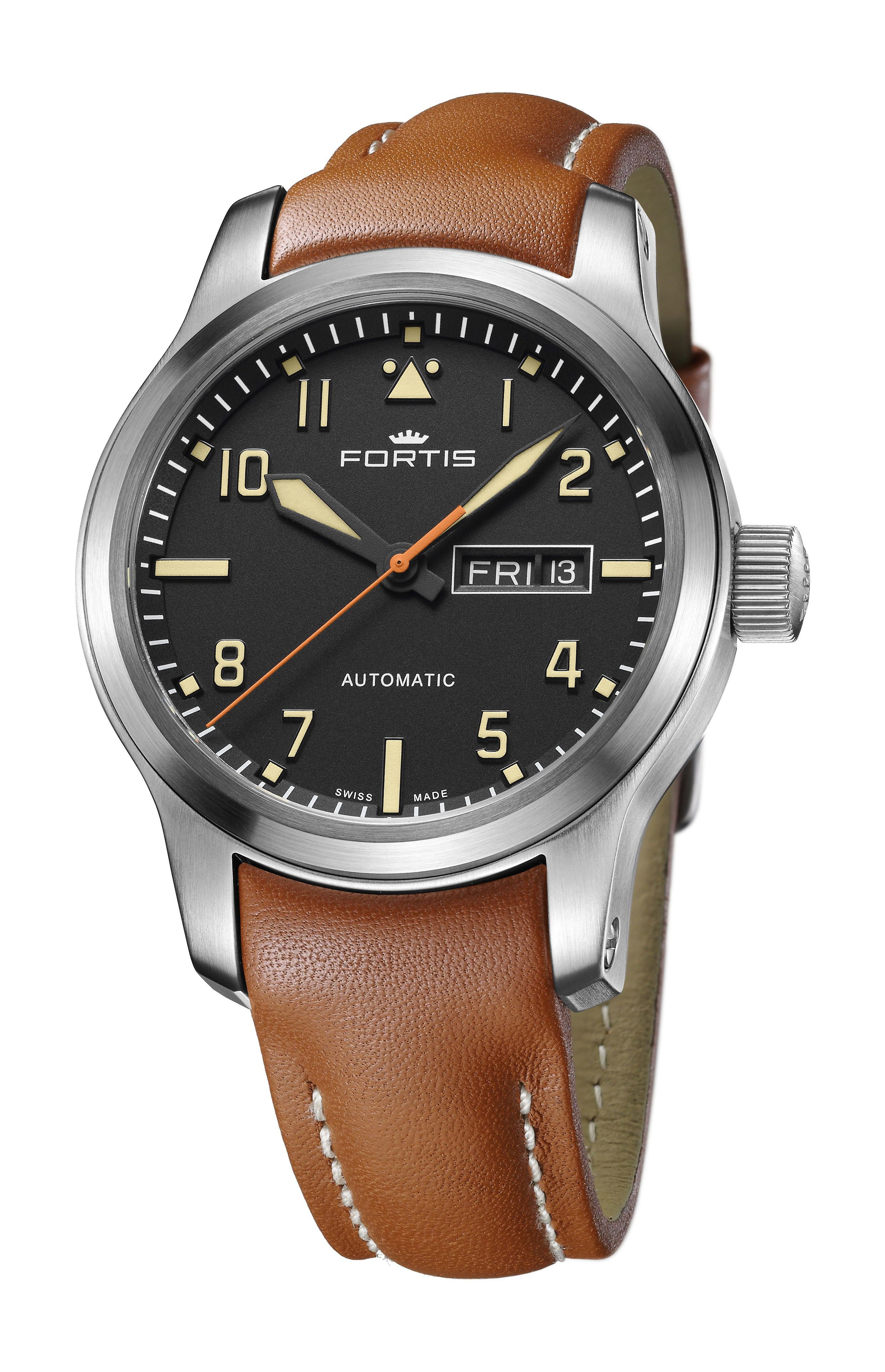 Fortis Aeromaster Old Radium Day-Date watch