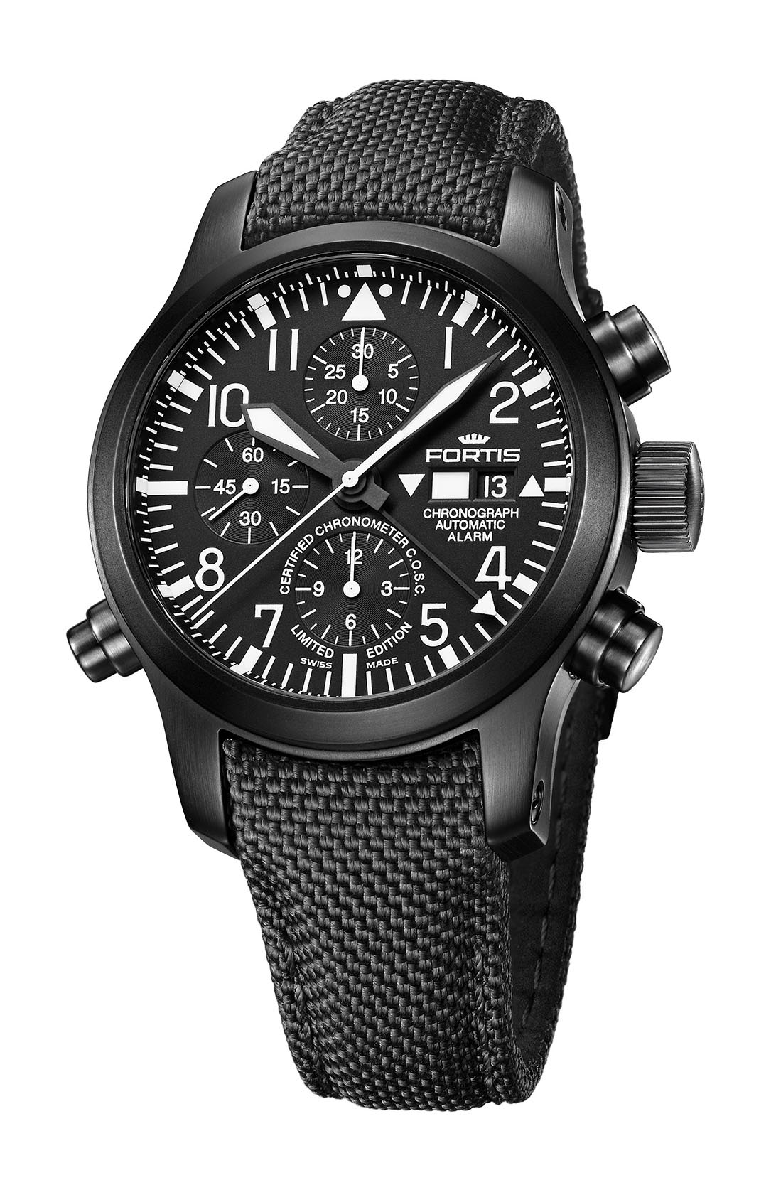 Fortis Aeromaster Professional Alarm Chronograph watch