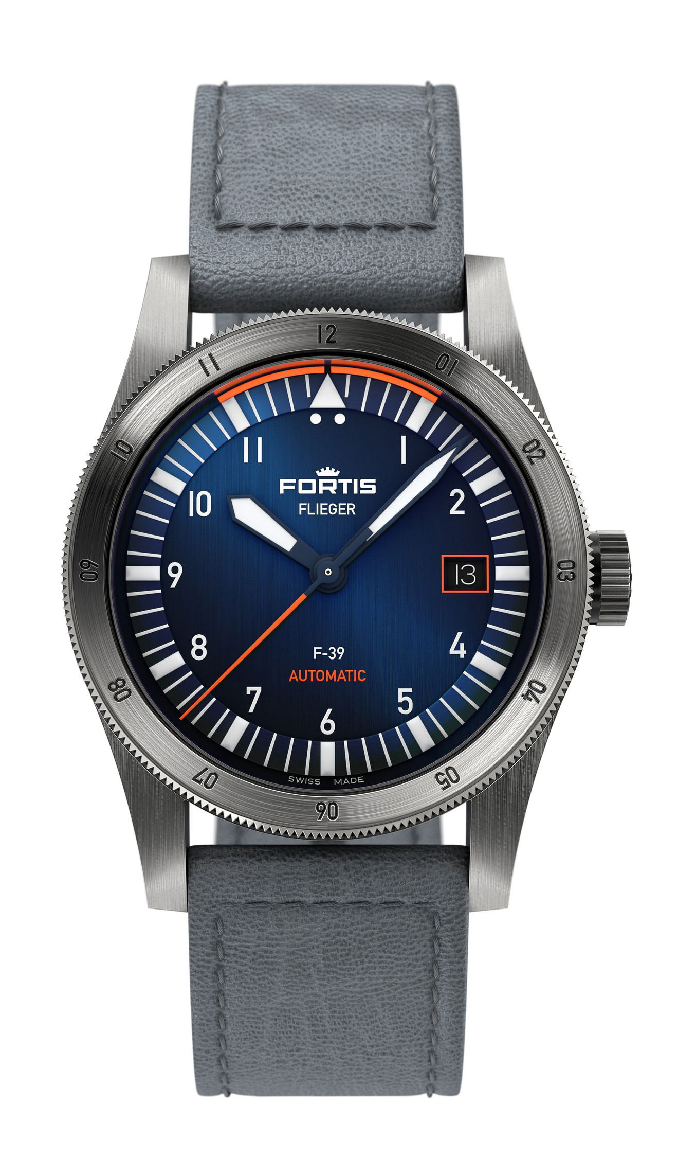 Fortis Flieger F-39 Midnight Blue watch