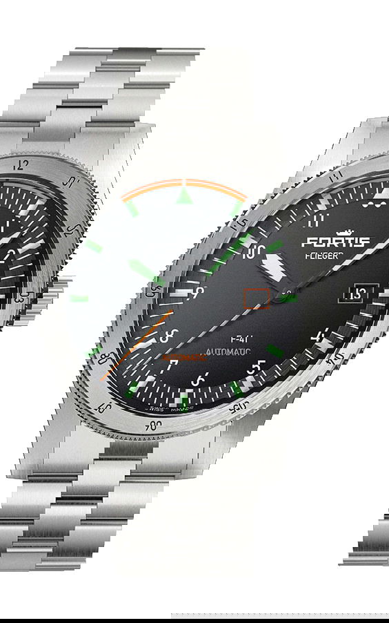Fortis Flieger F-41 Automatic luxury timepiece - detailed view
