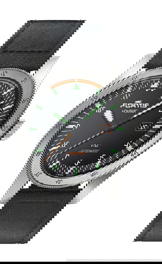 Fortis Flieger F-41 Automatic luxury timepiece - detailed view