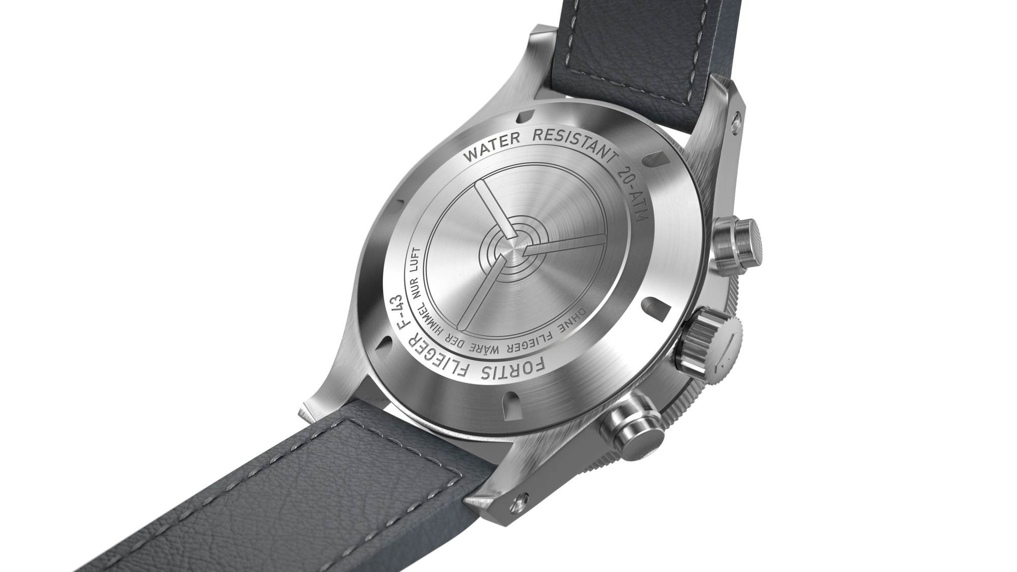 Fortis Flieger F-43 Bicompax Petrol - View 2