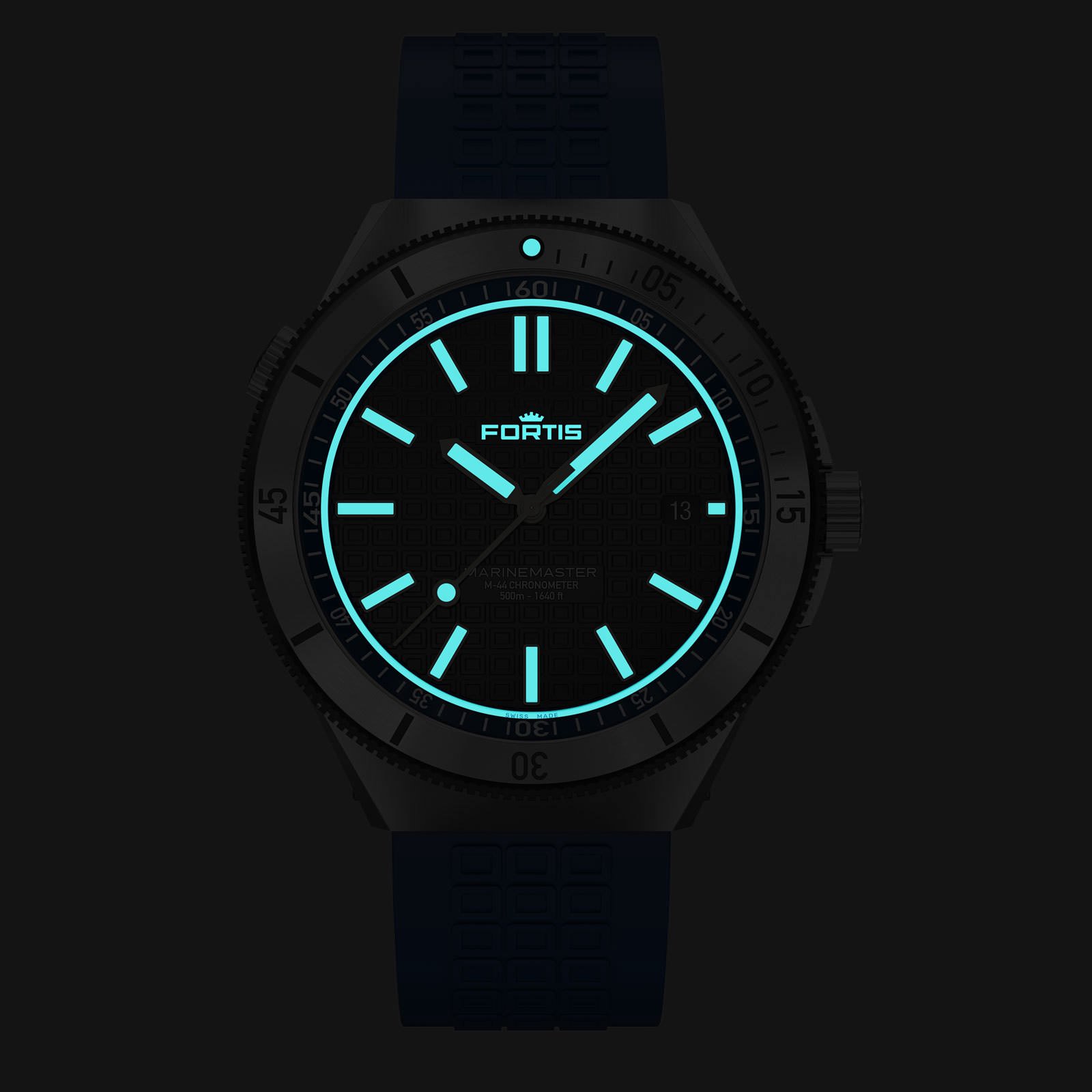 Fortis Marinemaster M-44 Ocean Blue - View 2