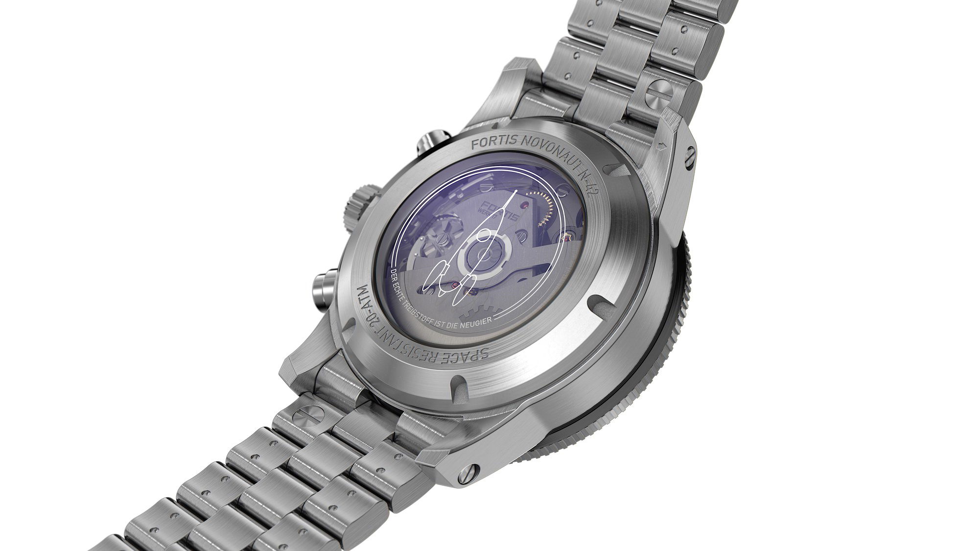 Fortis Novonaut N-42 Blue Edition - View 3