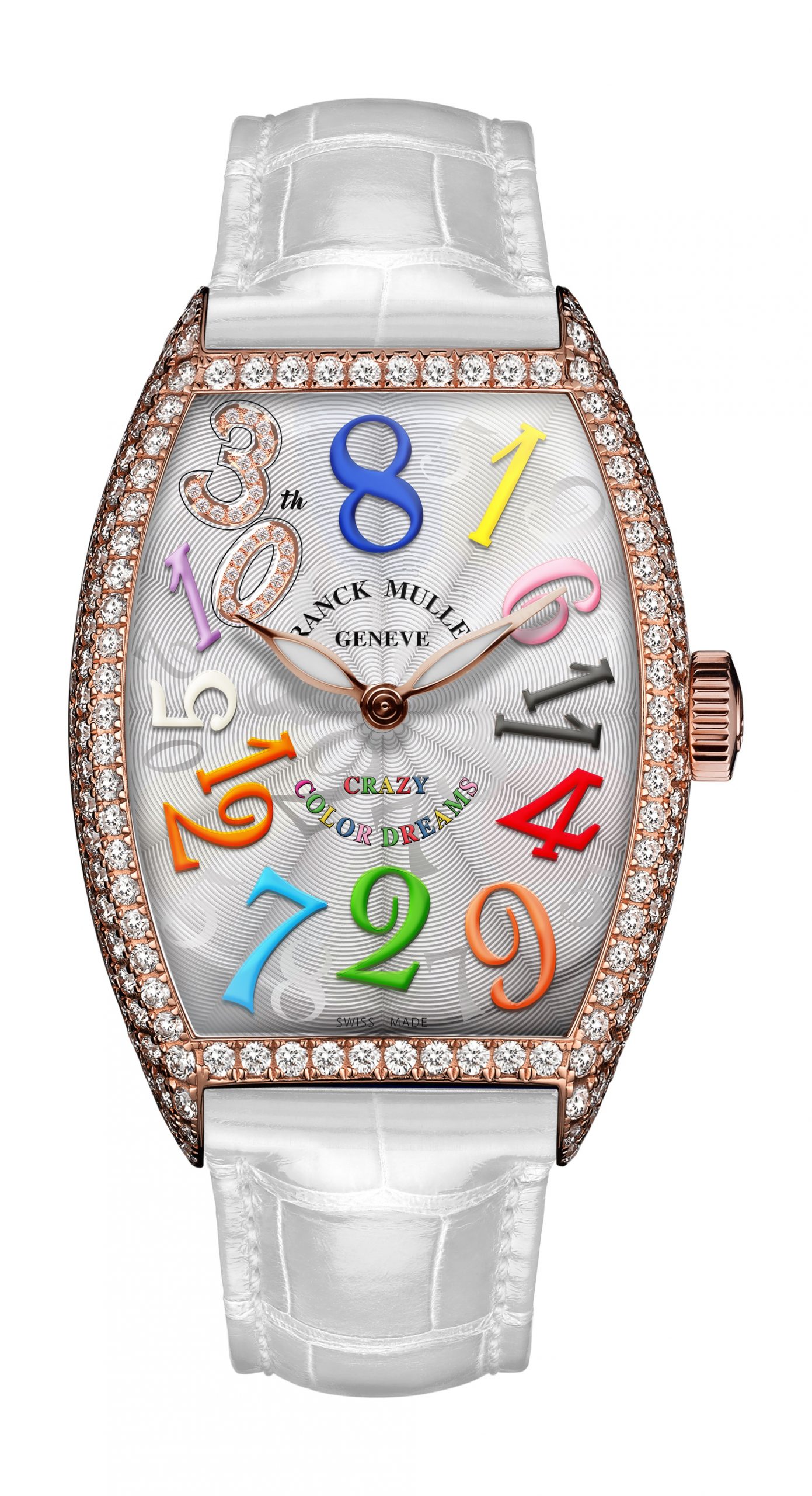 Franck Muller Crazy Hours 30th Anniversary luxury timepiece - detailed view