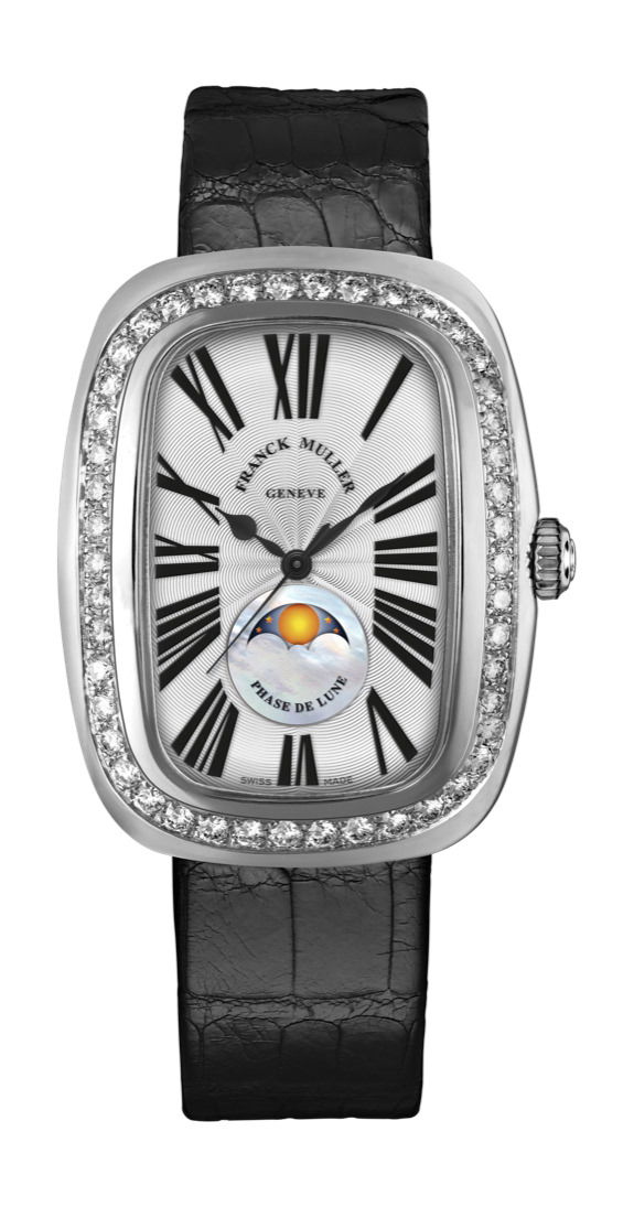 Franck Muller Galet Moonphase luxury timepiece - detailed view