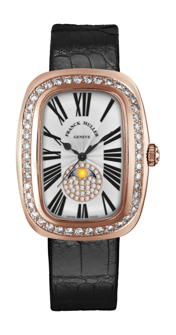 Franck Muller Galet Moonphase luxury timepiece - detailed view