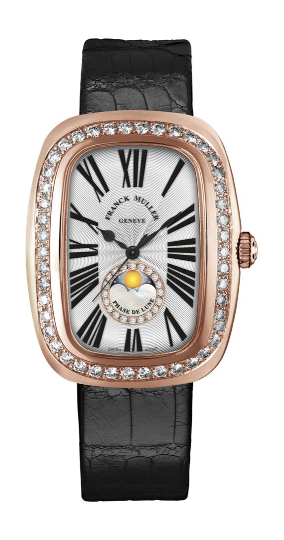 Franck Muller Galet Moonphase luxury timepiece - detailed view