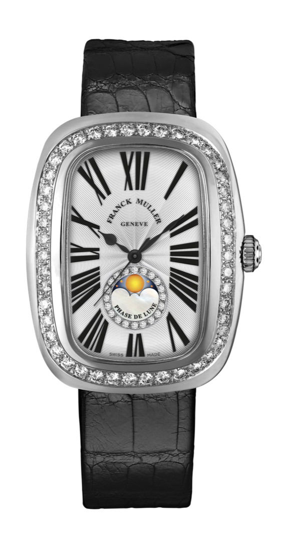 Franck Muller Galet Moonphase luxury timepiece - detailed view