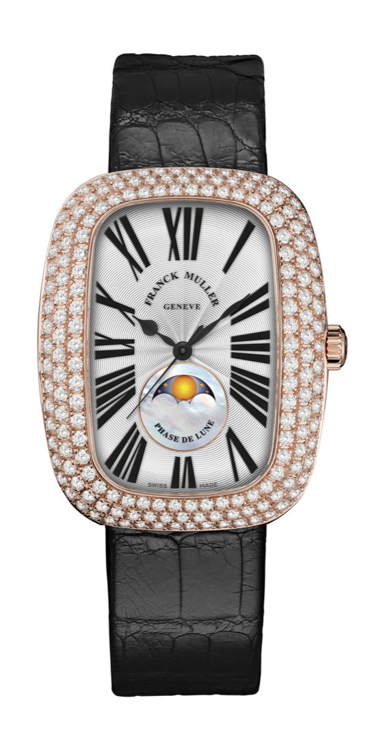Franck Muller Galet Moonphase luxury timepiece - detailed view