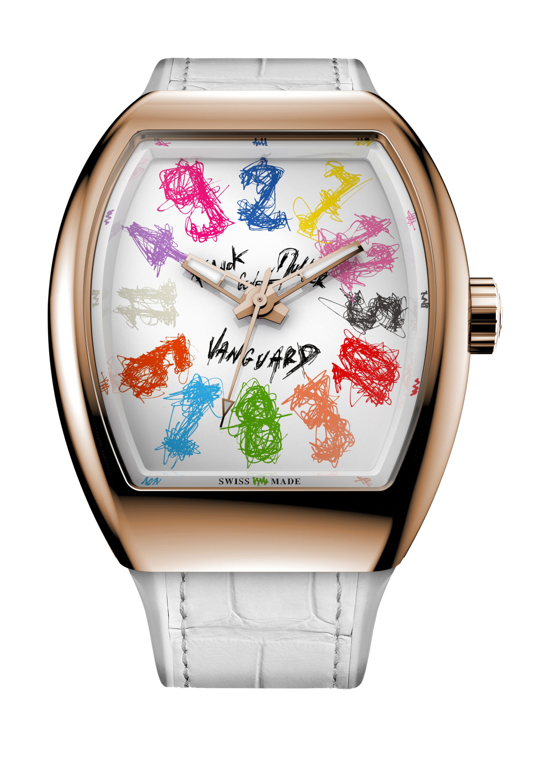 Franck Muller Vanguard Crazy Hours Hom Nguyen luxury timepiece - detailed view