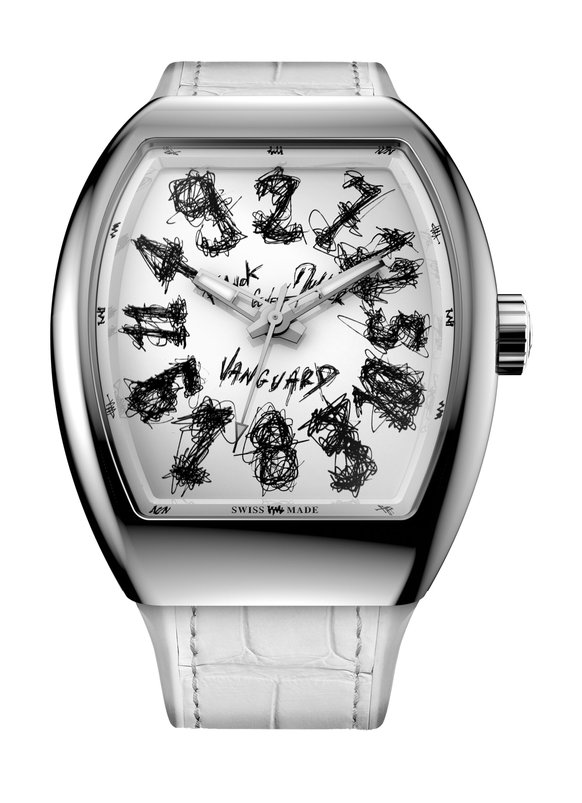 Franck Muller Vanguard Crazy Hours Hom Nguyen luxury timepiece - detailed view