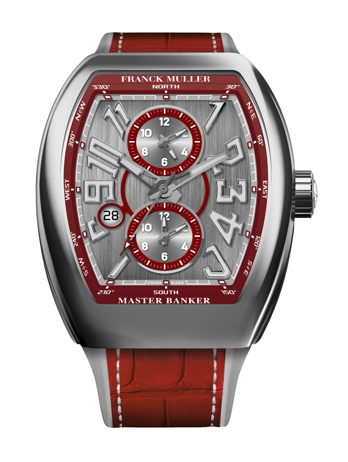 Franck Muller Vanguard Master Banker luxury timepiece - detailed view