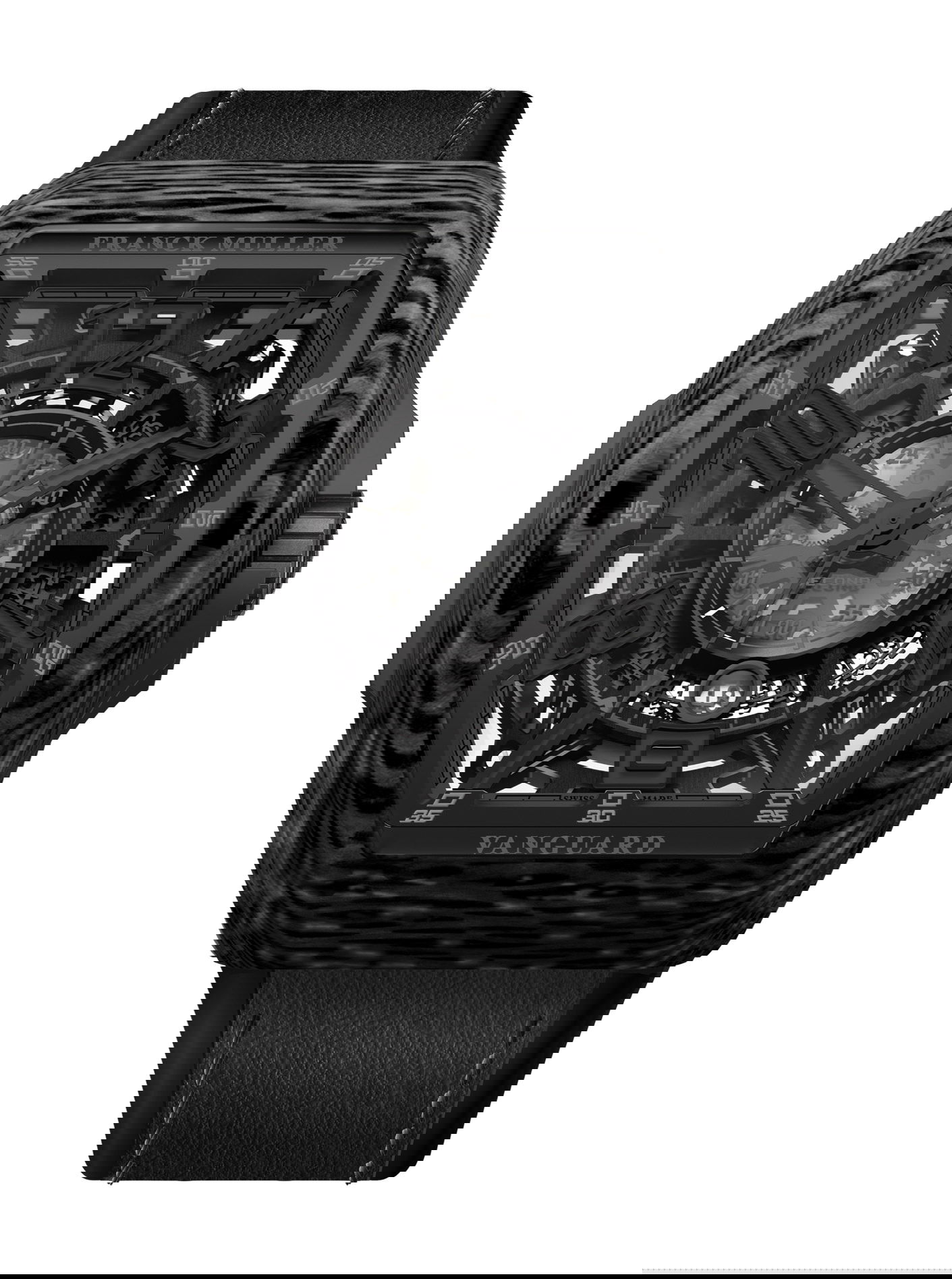 Franck Muller Vanguard Racing Skeleton luxury timepiece - detailed view