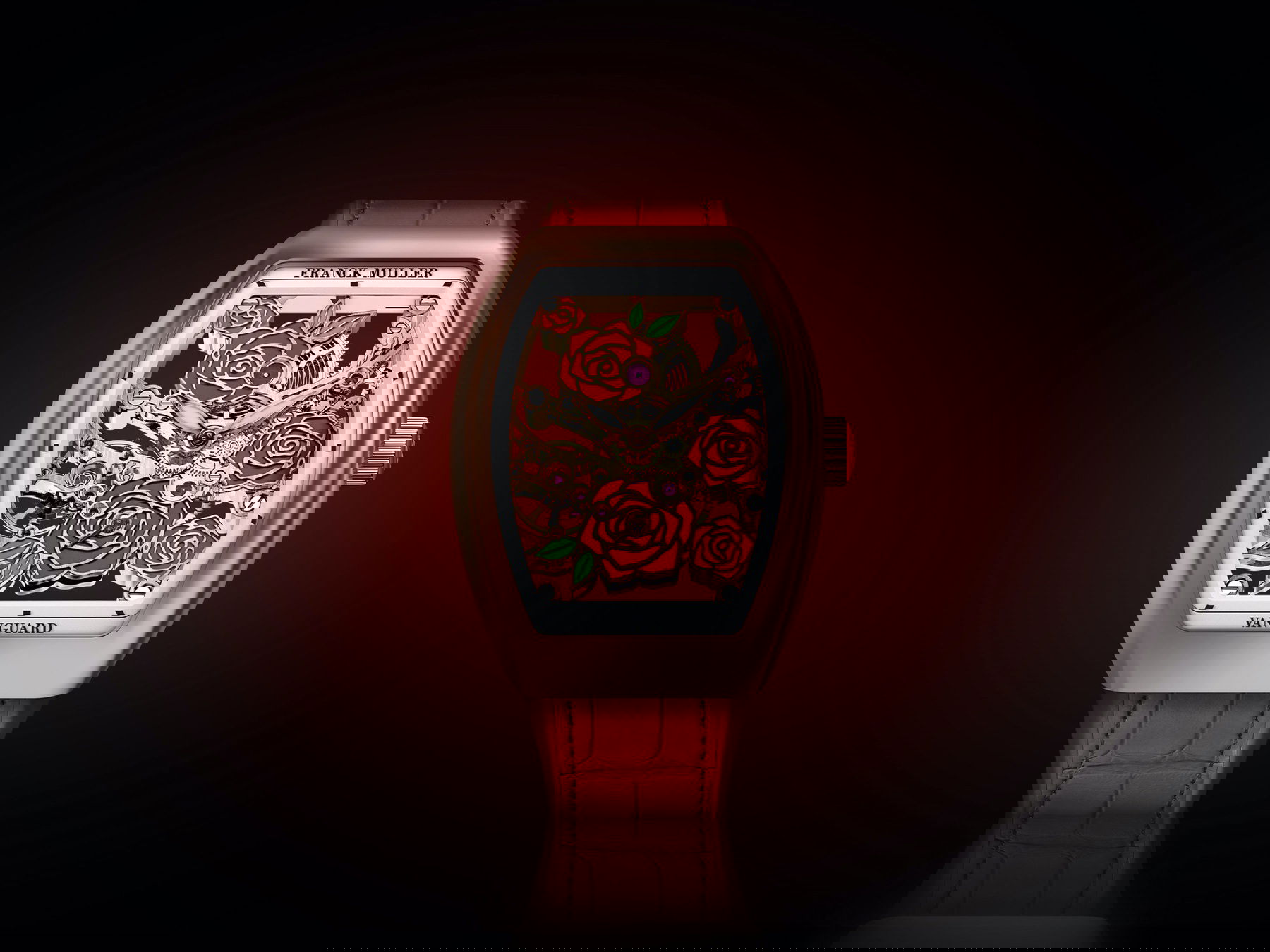 Franck Muller Vanguard Rose Skeleton - View 3