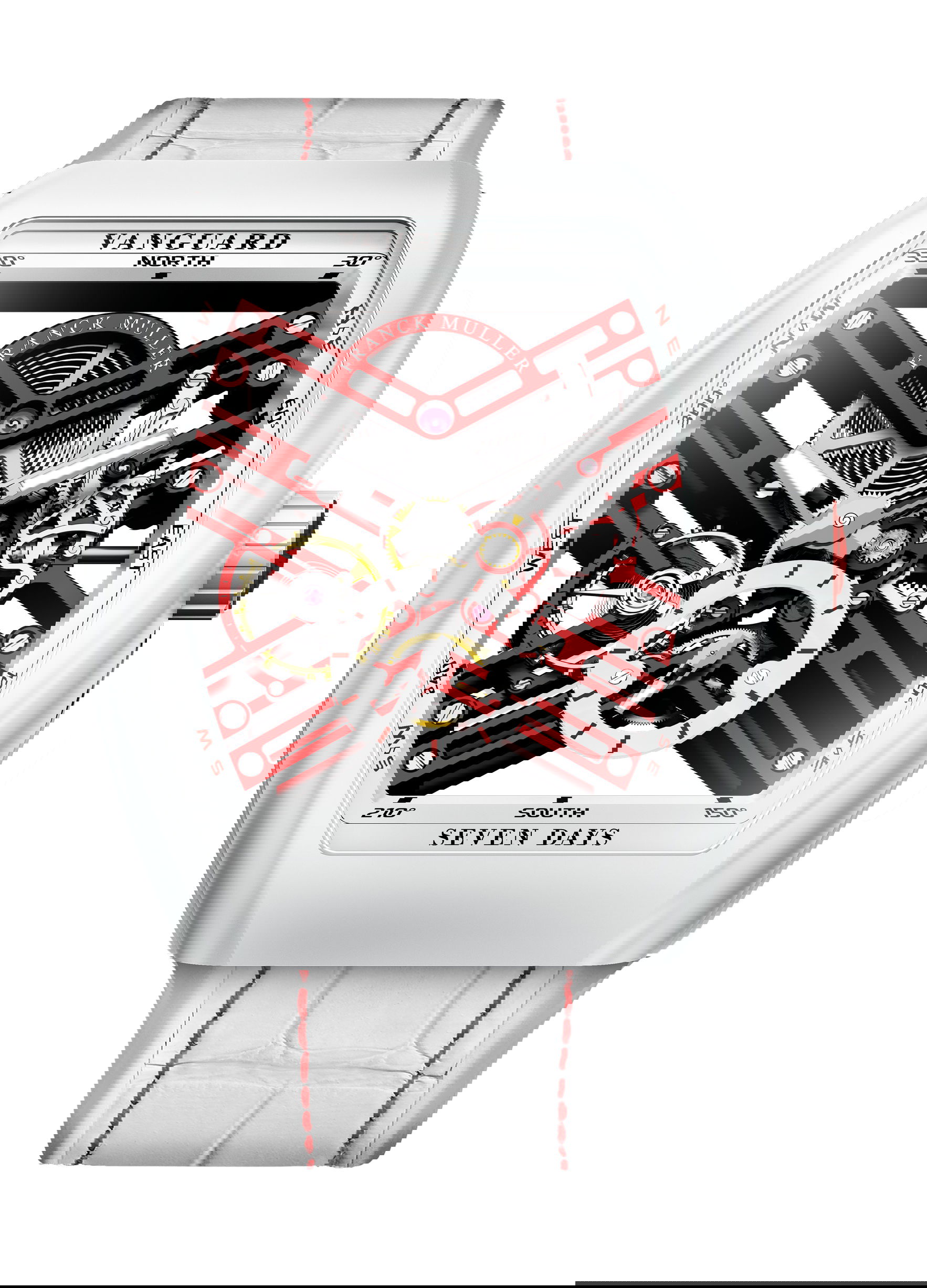 Franck Muller Vanguard Skeleton Swiss Limited Edition luxury timepiece - detailed view