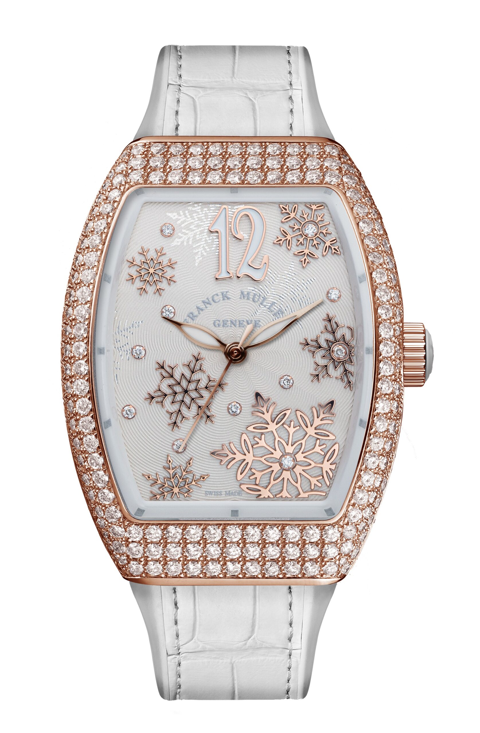 Franck Muller Vanguard Snowflake luxury timepiece - detailed view