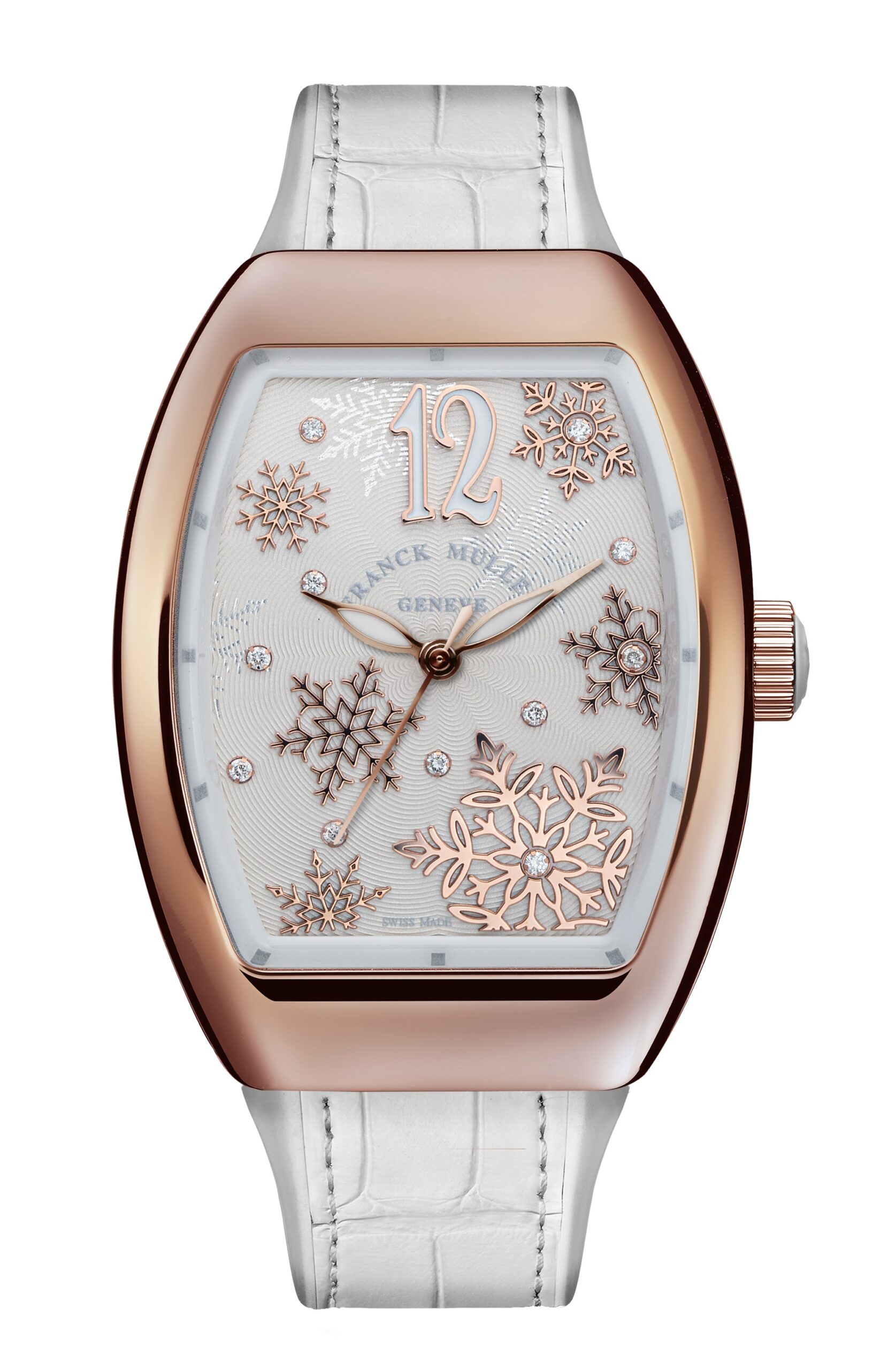 Franck Muller Vanguard Snowflake luxury timepiece - detailed view