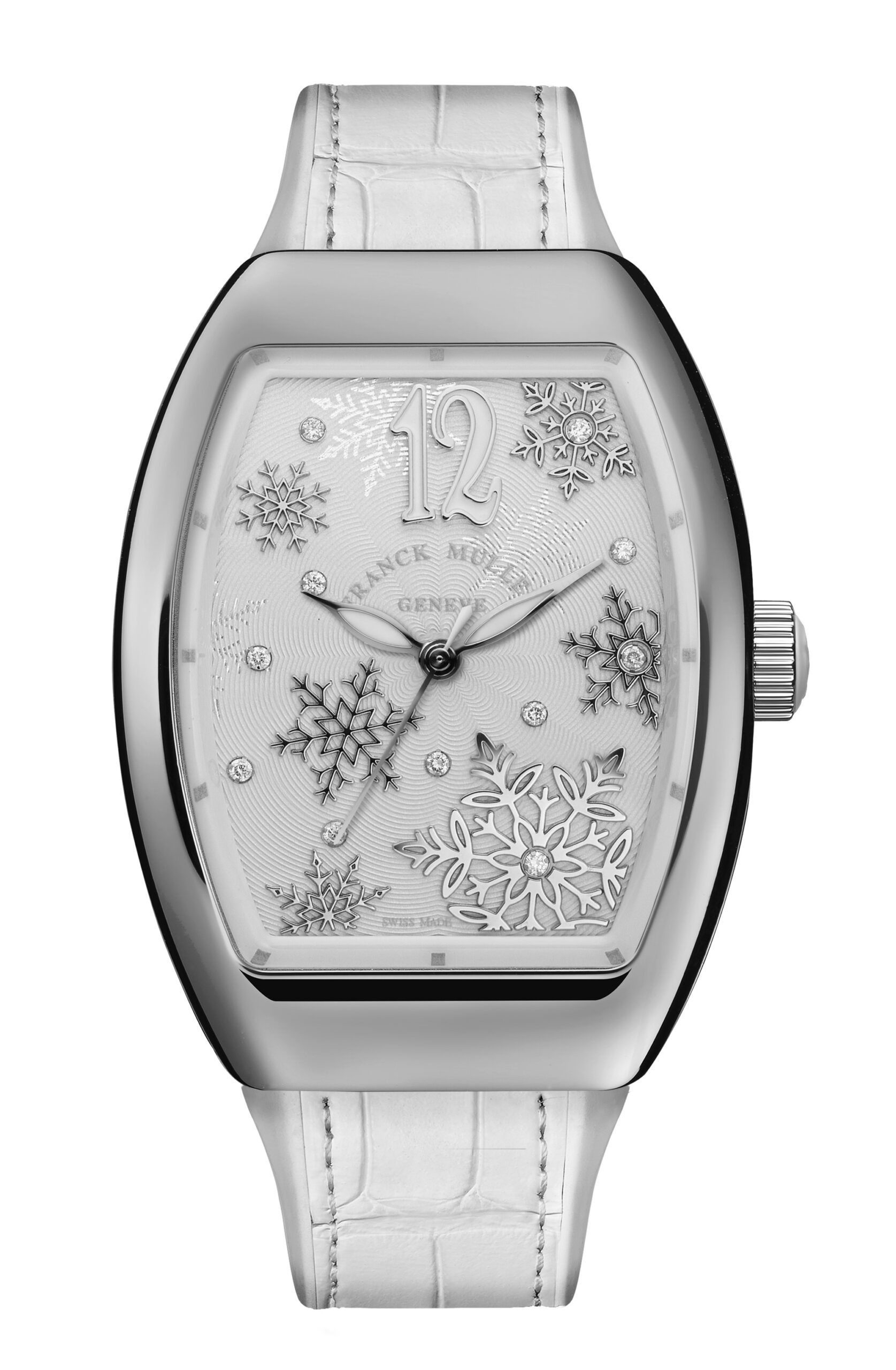 Franck Muller Vanguard Snowflake luxury timepiece - detailed view