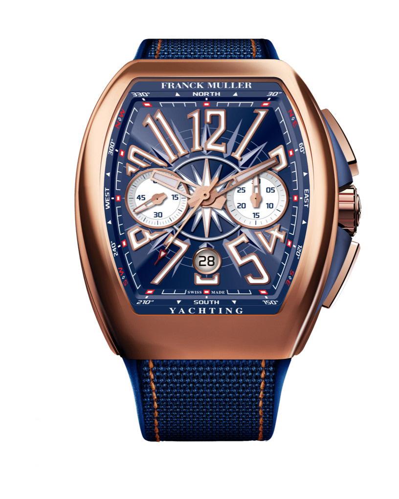 Franck Muller Vanguard™ Yachting luxury timepiece - detailed view