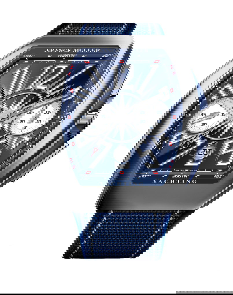 Franck Muller Vanguard™ Yachting luxury timepiece - detailed view