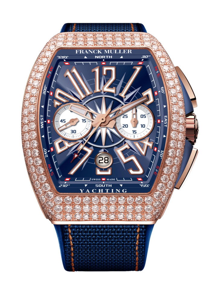 Franck Muller Vanguard™ Yachting luxury timepiece - detailed view