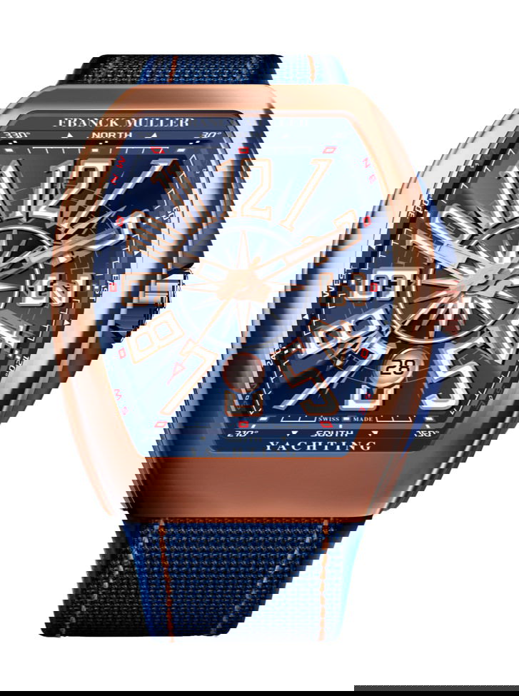 Franck Muller Vanguard™ Yachting luxury timepiece - detailed view