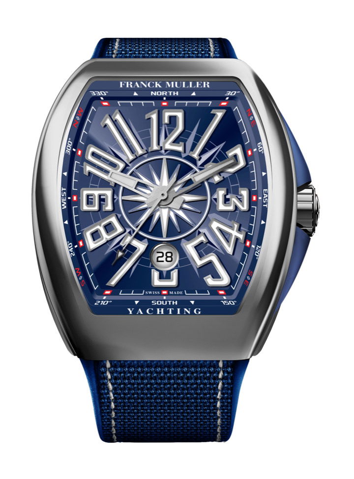 Franck Muller Vanguard™ Yachting luxury timepiece - detailed view