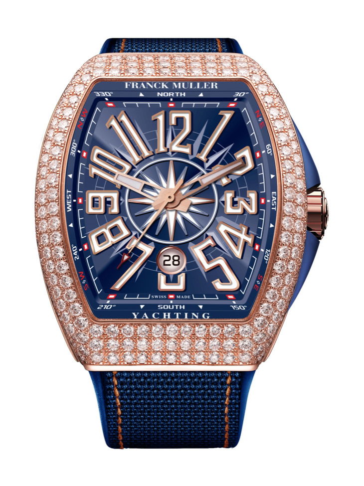 Franck Muller Vanguard™ Yachting luxury timepiece - detailed view