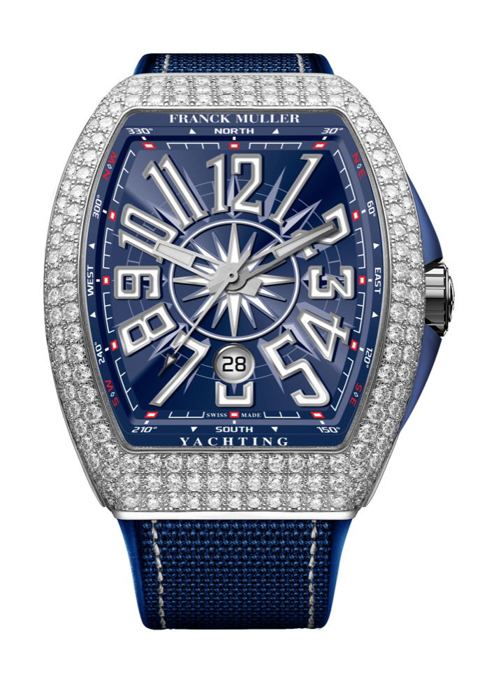 Franck Muller Vanguard™ Yachting luxury timepiece - detailed view