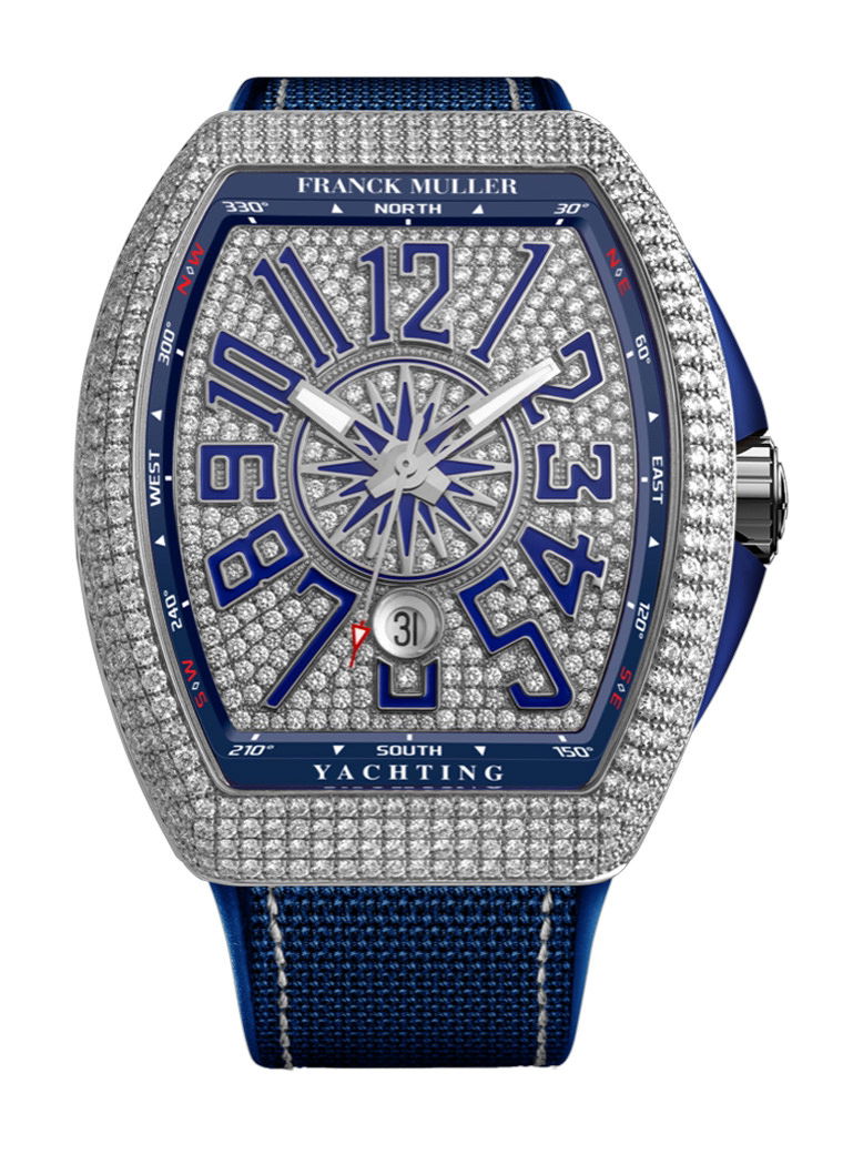 Franck Muller Vanguard™ Yachting luxury timepiece - detailed view