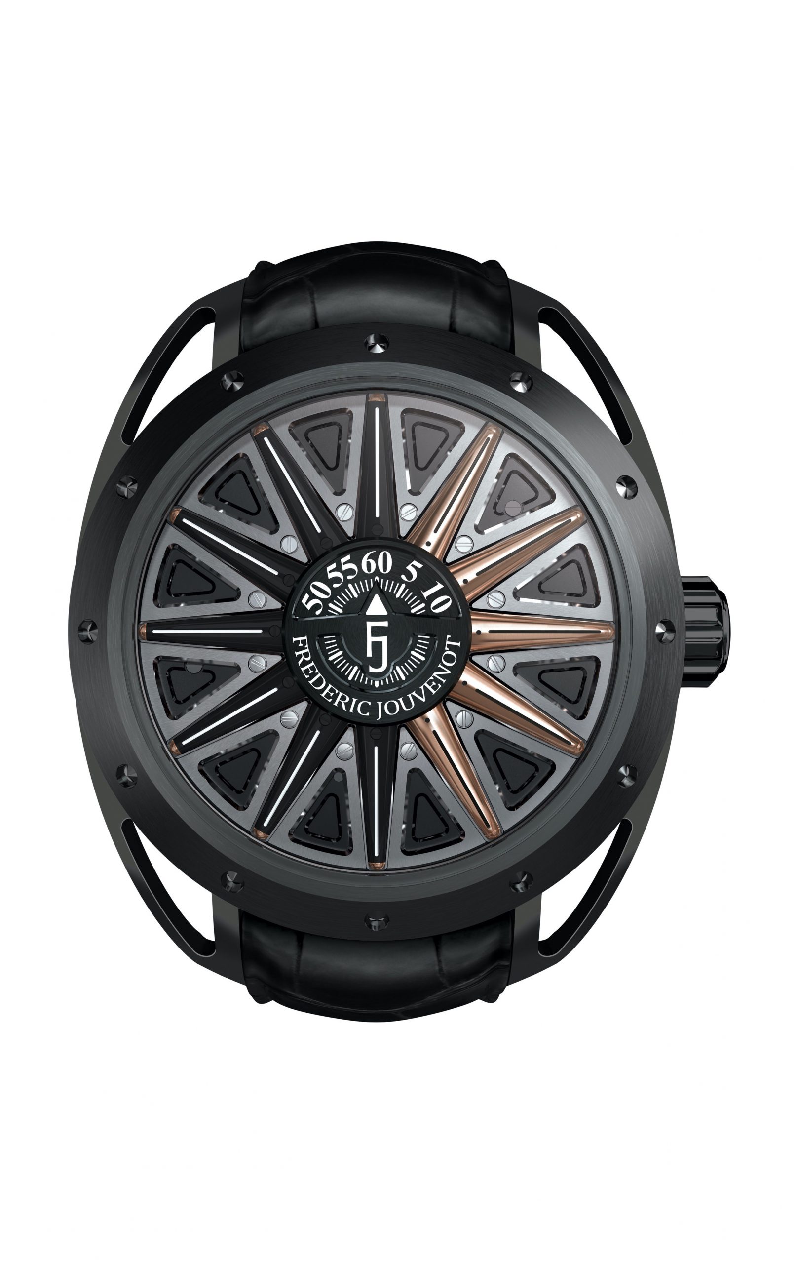 Frederic Jouvenot Helios Titanium DLC watch