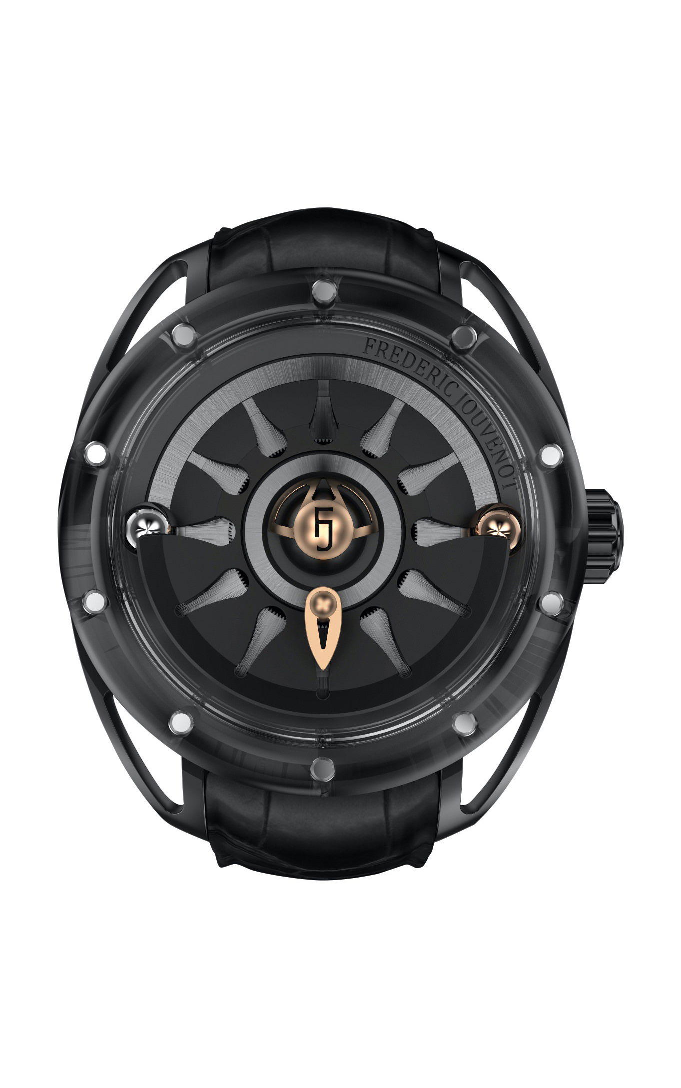 Frederic Jouvenot Sîn Titanium DLC watch