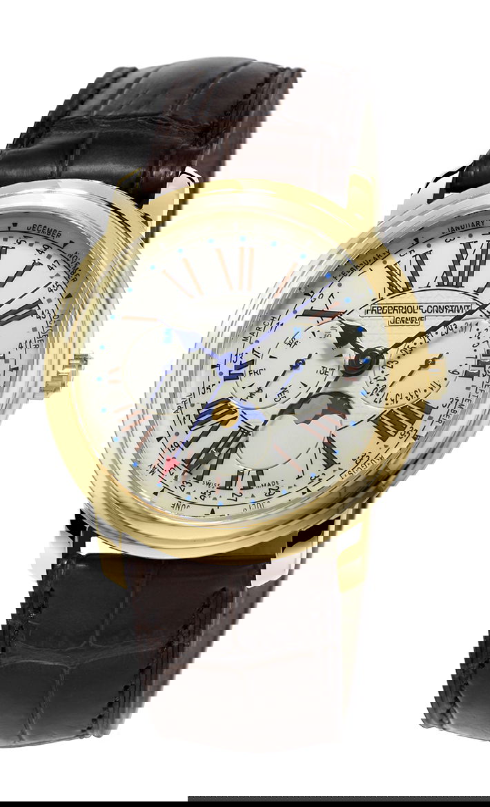 Frederique Constant Classics Business Timer luxury timepiece - detailed view