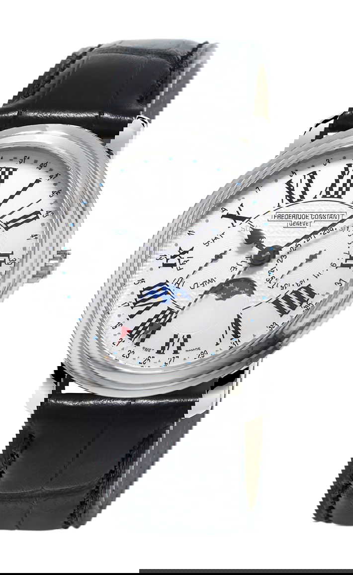 Frederique Constant Classics Business Timer luxury timepiece - detailed view
