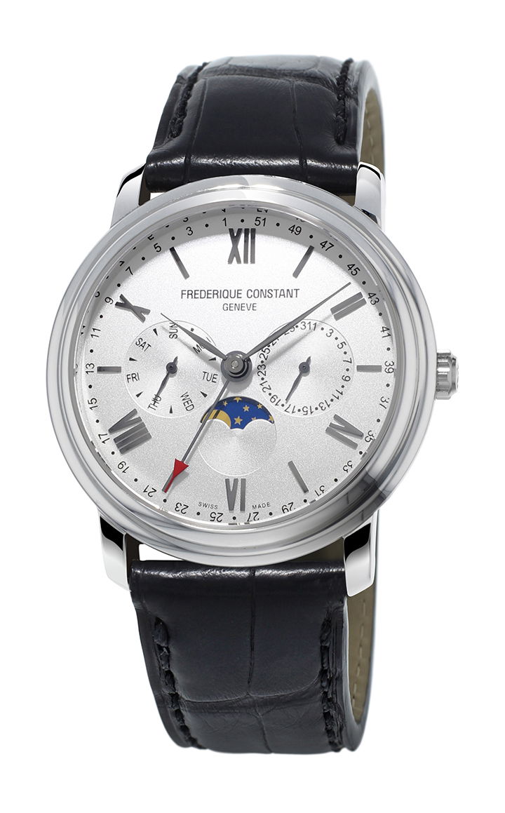 Frederique Constant Classics Business Timer luxury timepiece - detailed view