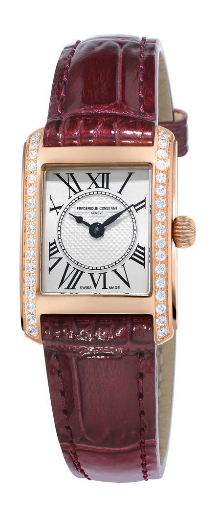 Frederique Constant Classics Carrée Ladies luxury timepiece - detailed view