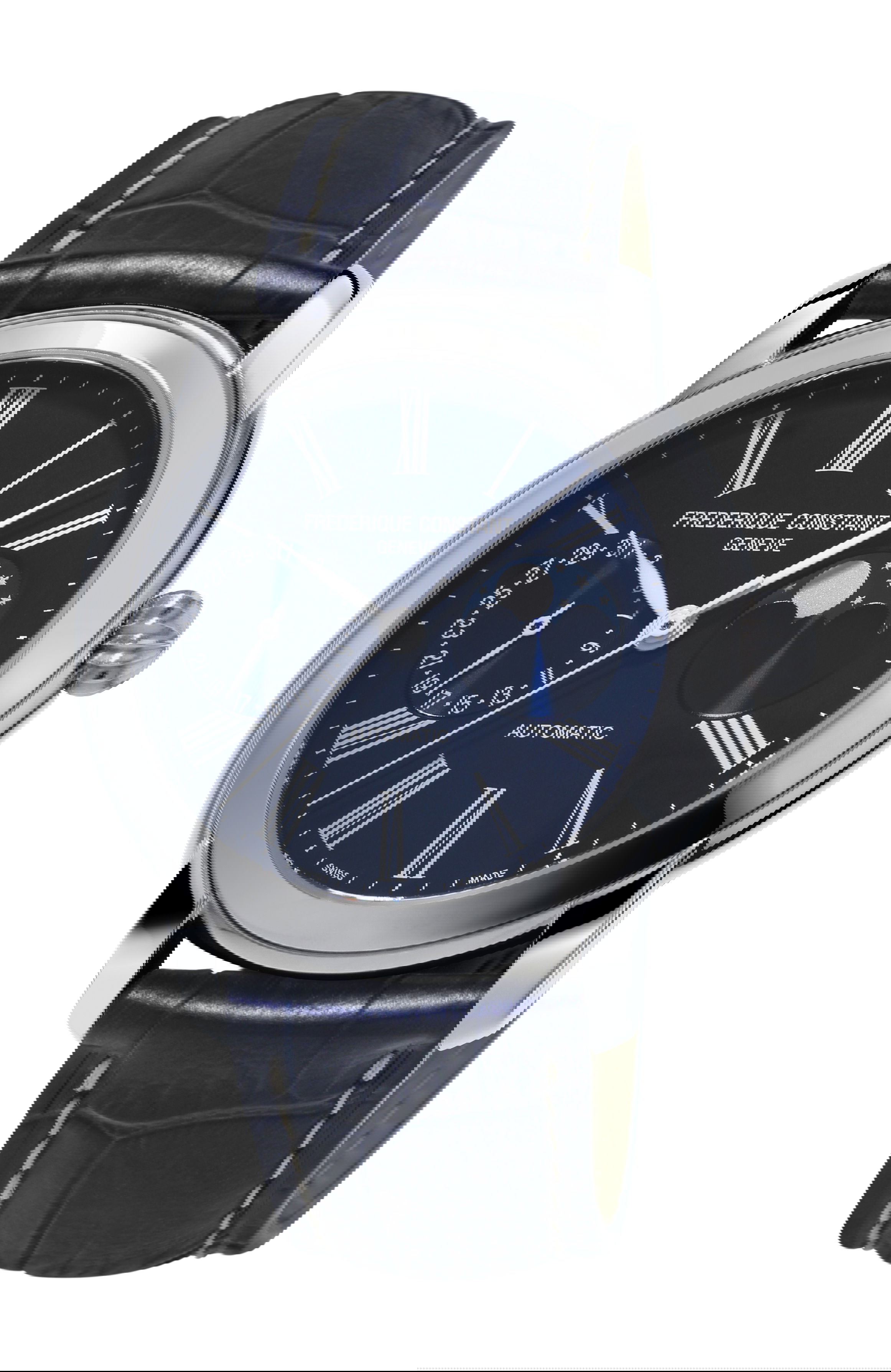 Frederique Constant Classic Moonphase Manufacture luxury timepiece - detailed view