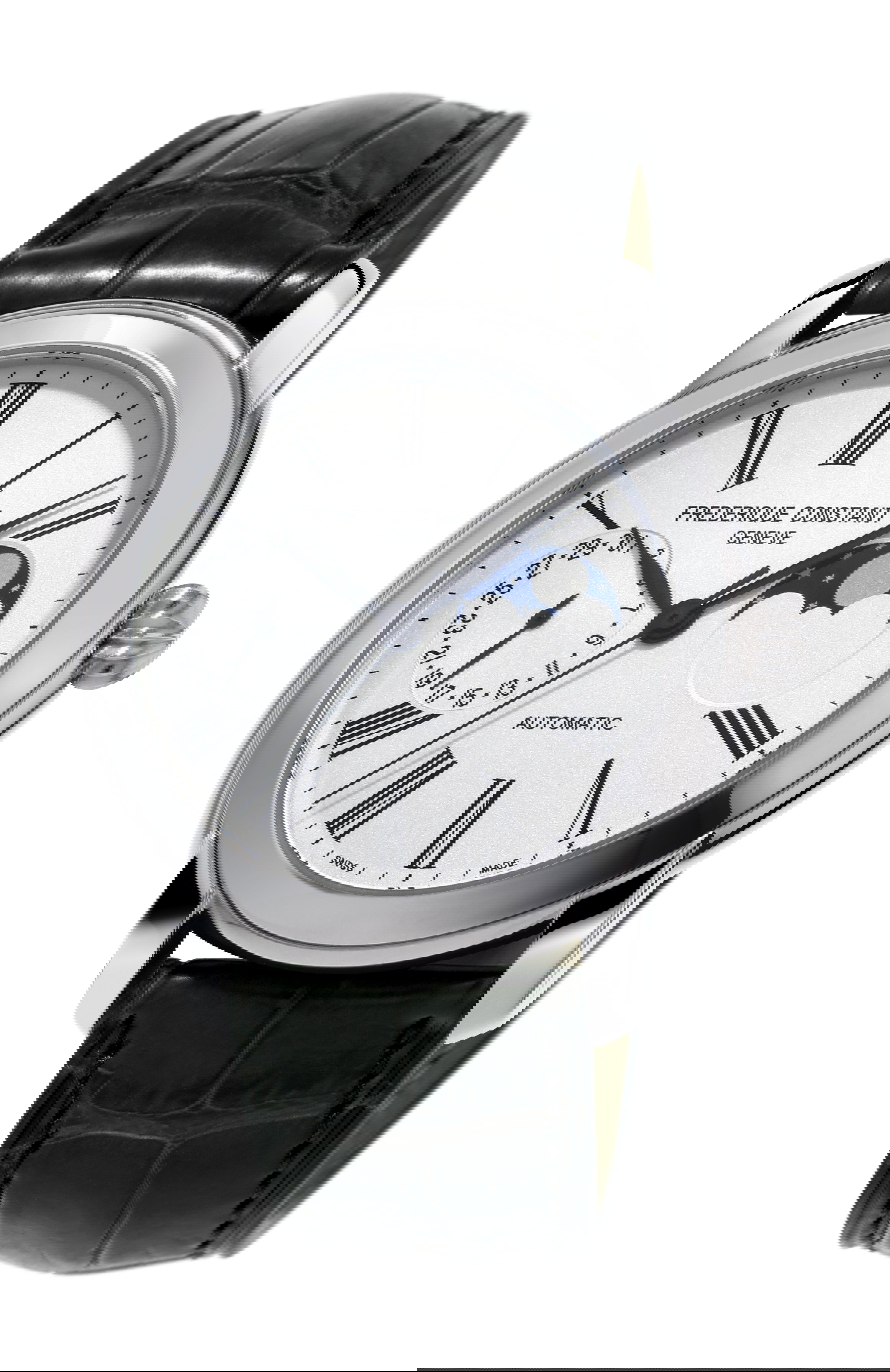Frederique Constant Classic Moonphase Manufacture luxury timepiece - detailed view