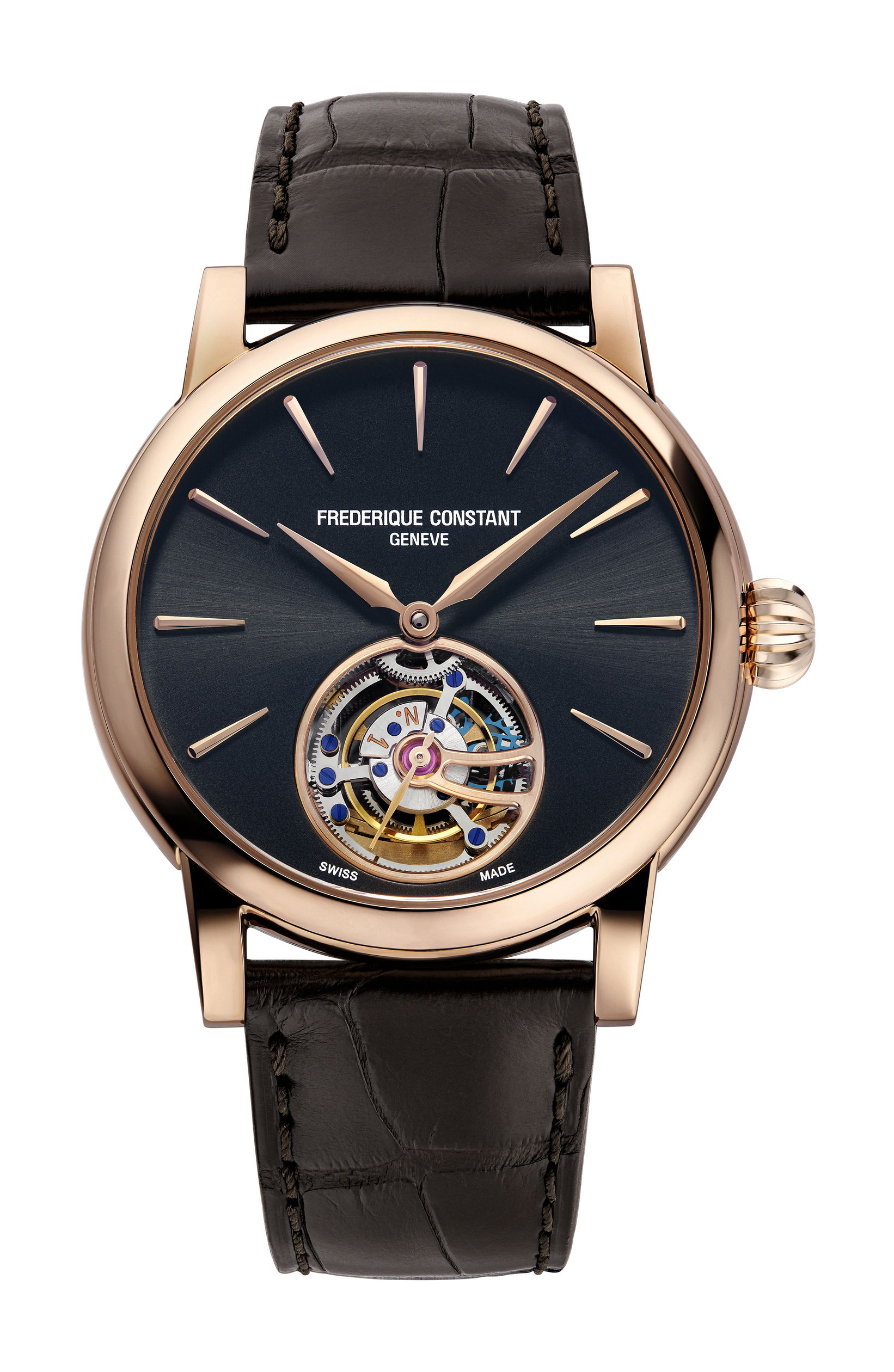 Frederique Constant Classic Tourbillon Manufacture luxury timepiece - detailed view