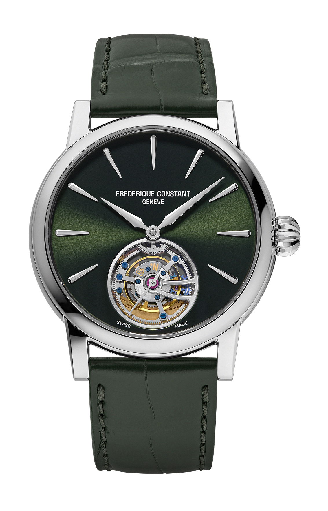 Frederique Constant Classic Tourbillon Manufacture luxury timepiece - detailed view