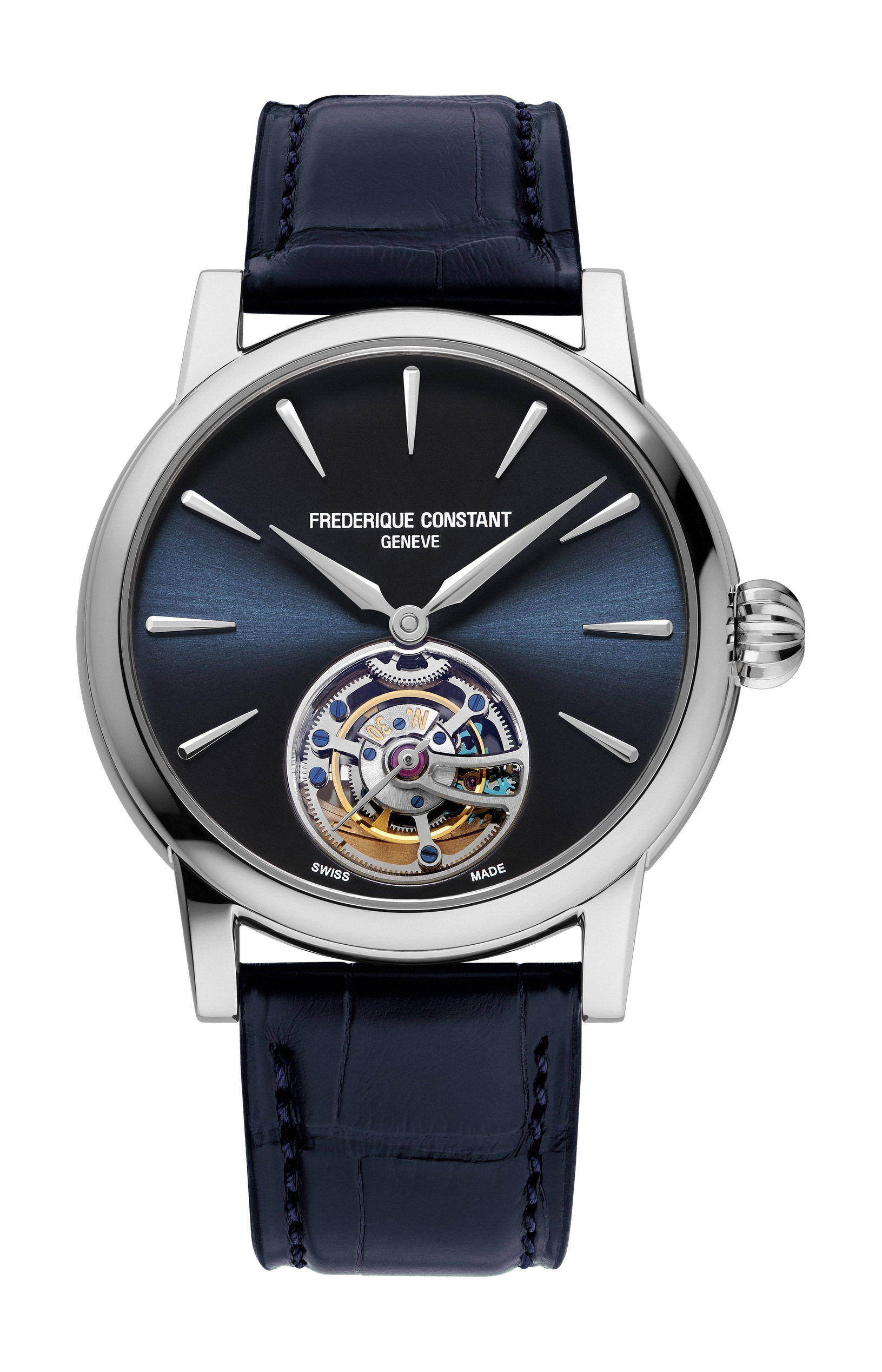 Frederique Constant Classic Tourbillon Manufacture luxury timepiece - detailed view