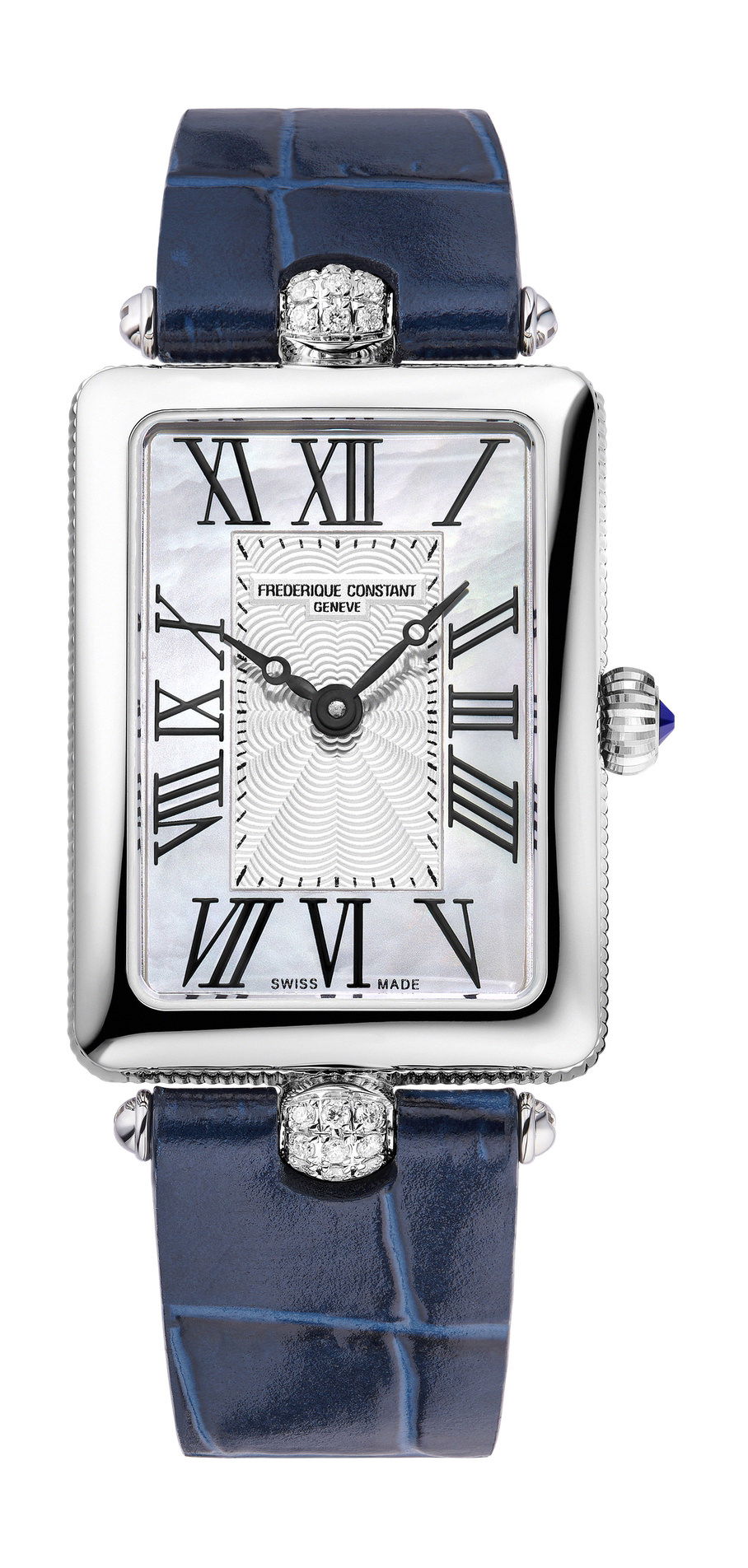 Frederique Constant Classics Art Déco Carrée luxury timepiece - detailed view