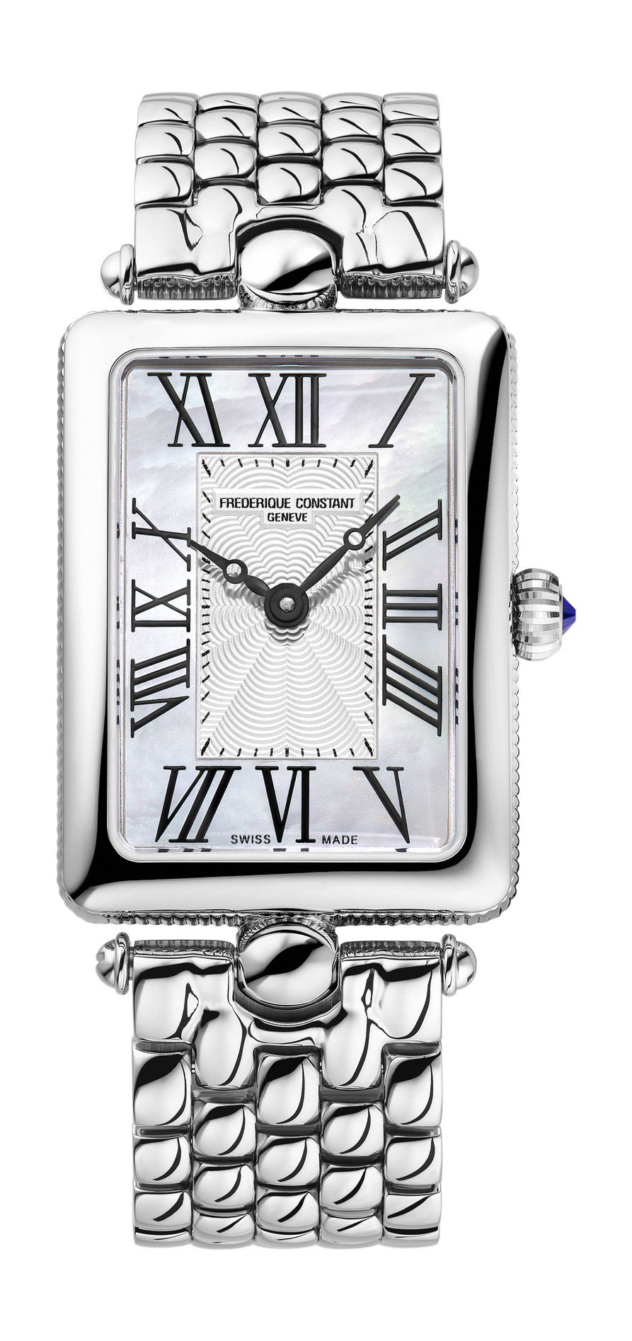 Frederique Constant Classics Art Déco Carrée luxury timepiece - detailed view